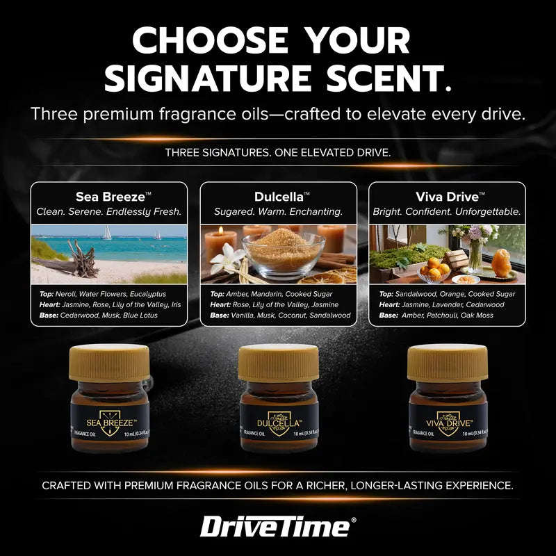 DriveTime® (3 Oil) ScentWow® Car Diffuser Kit