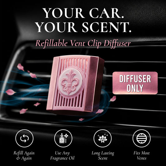 ScentSlide Vent Clip Bundle with Essential Oil and Pad Pack