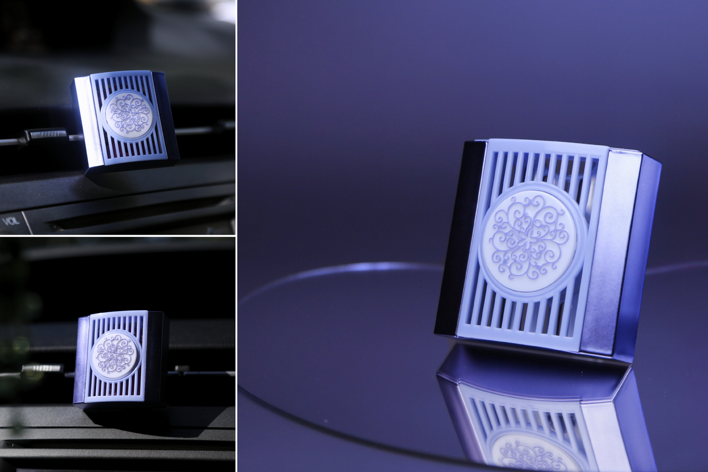 ScentSlide Vent Clip Bundle with Essential Oil and Pad Pack