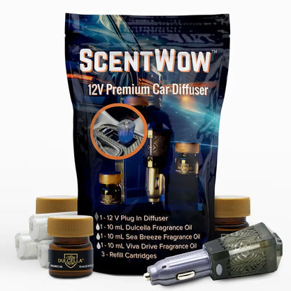DriveTime® (3 Oil) ScentWow® Car Diffuser Kit
